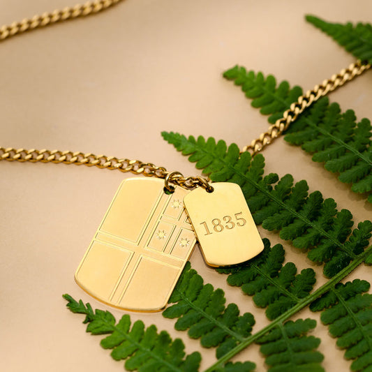 HE WHAKAPUTANGA 1835 TAG NECKLACE