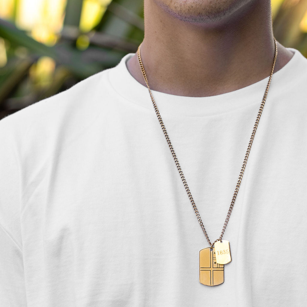 HE WHAKAPUTANGA 1835 TAG NECKLACE