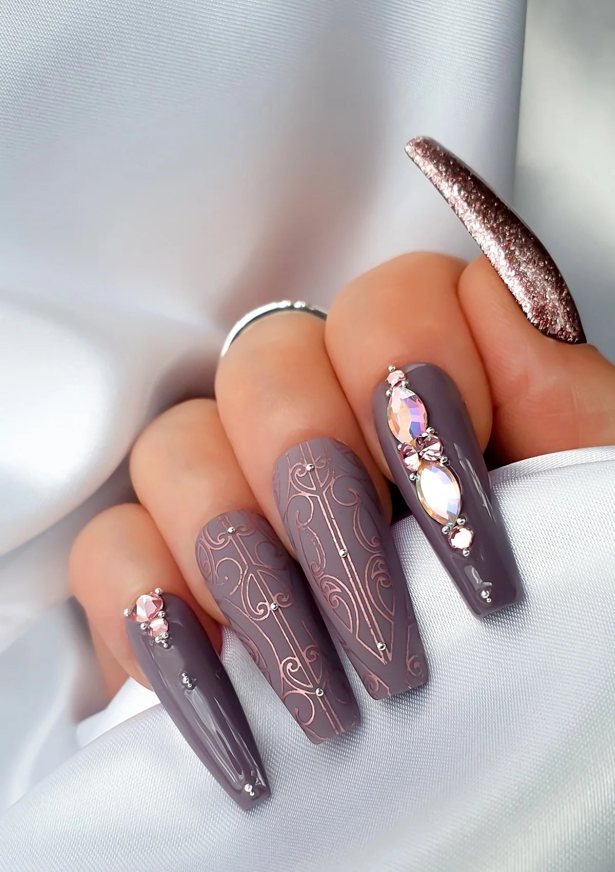 MĀORI NAIL FOILS - ANAMATA - ROSE