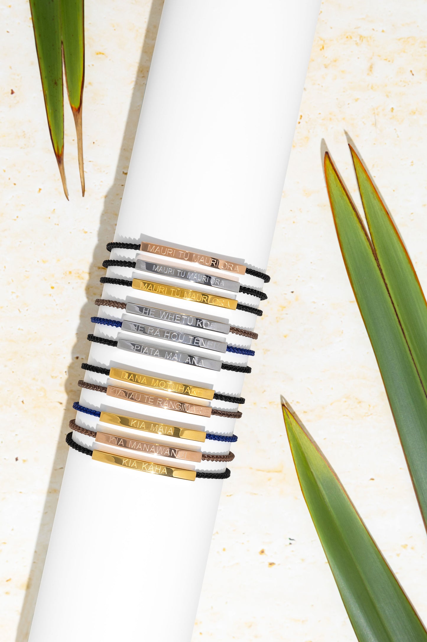 KIA KAHA, KIA MĀIA, KIA MANAWANUI  BRACELETS