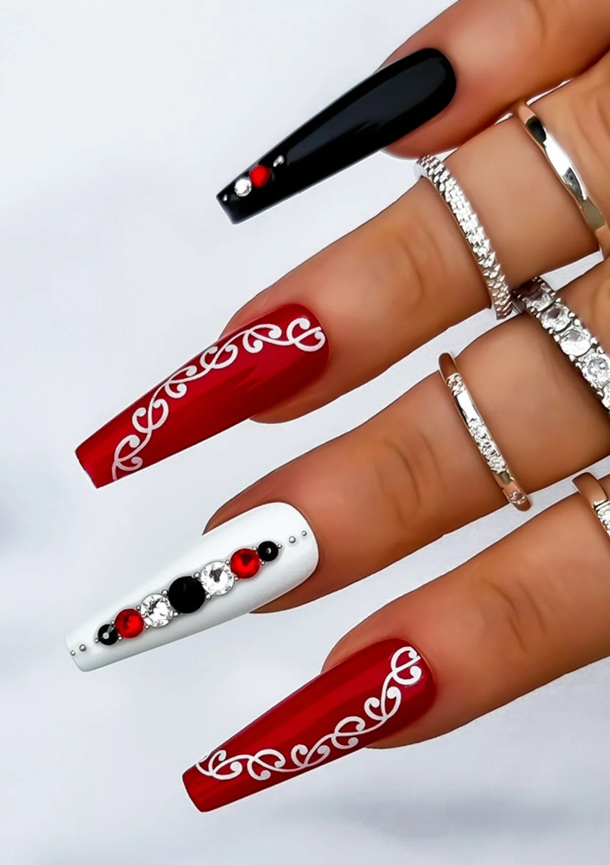 MĀORI NAIL TRANSFER TATTOOS | AUAHA & NGARU | BLACK & WHITE