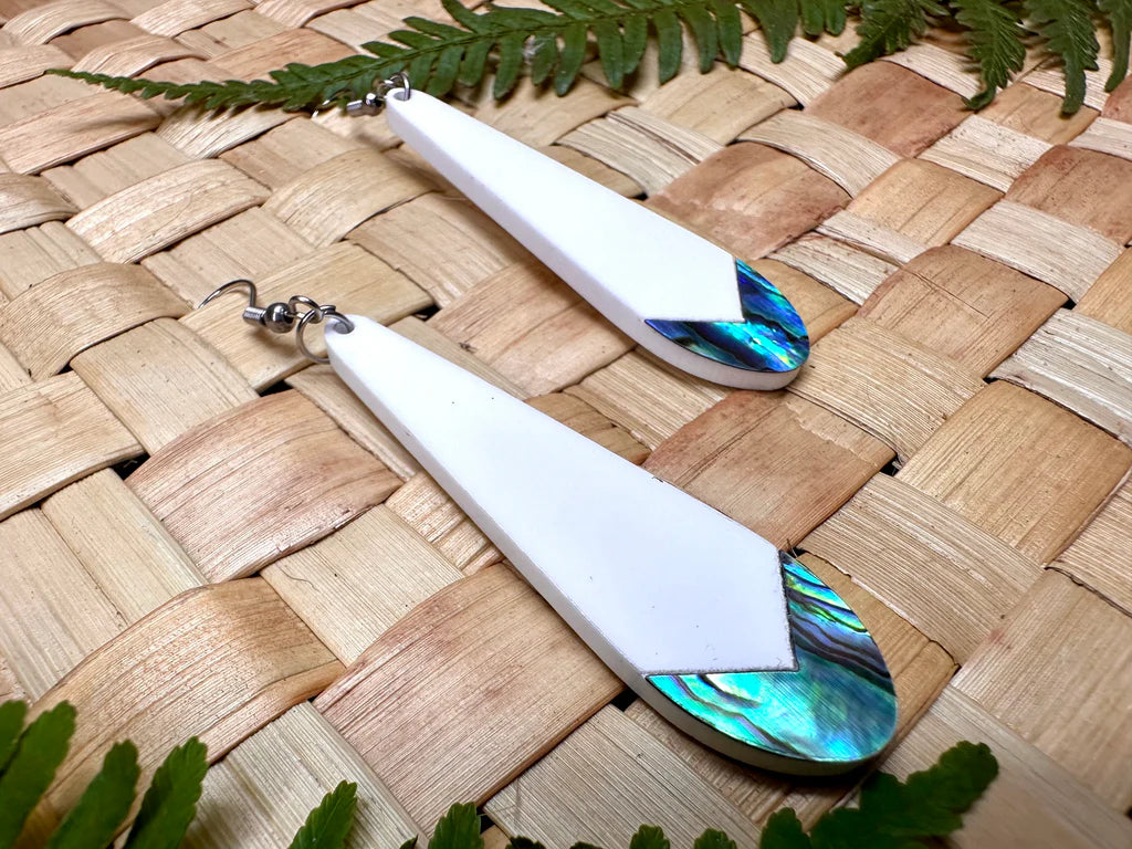 HUIA FEATHER EARRINGS