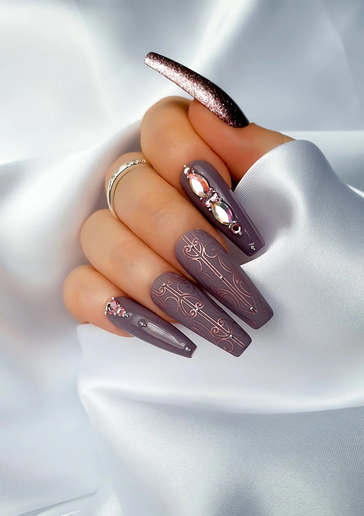 MĀORI NAIL FOILS - ANAMATA - ROSE
