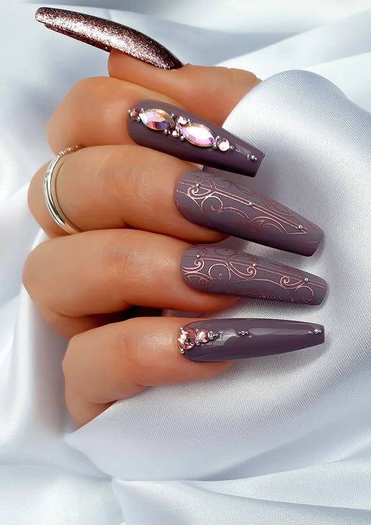 MĀORI NAIL FOILS - ANAMATA - ROSE
