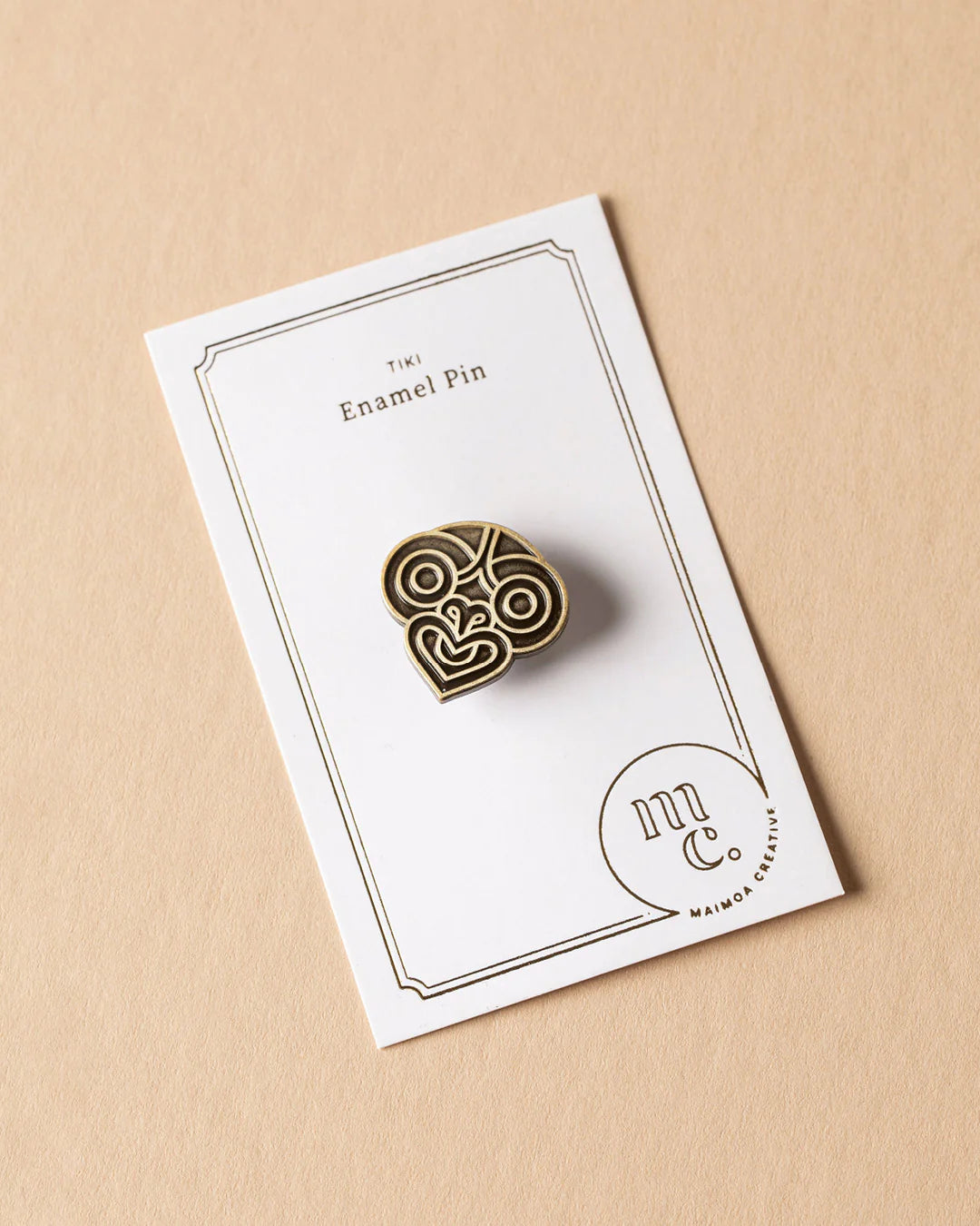 MĀORI ANTIQUE GOLD PINS