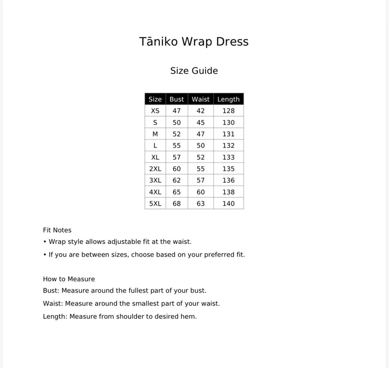 TĀNIKO WRAP DRESS - GREEN