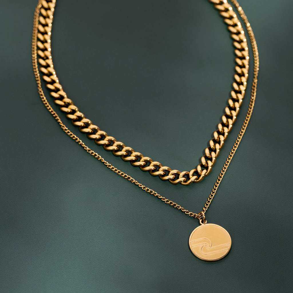 TINO TWO CHAINS NECKLACE