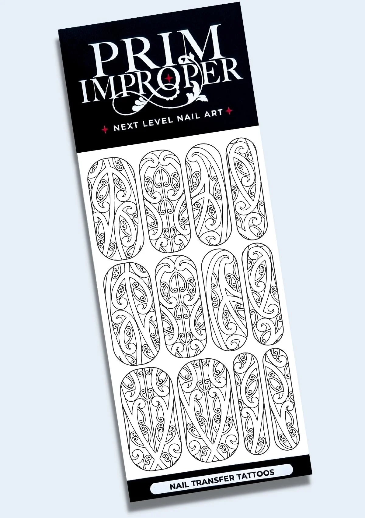 MĀORI NAIL TRANSFER TATTOOS - WHANAUNGATANGA