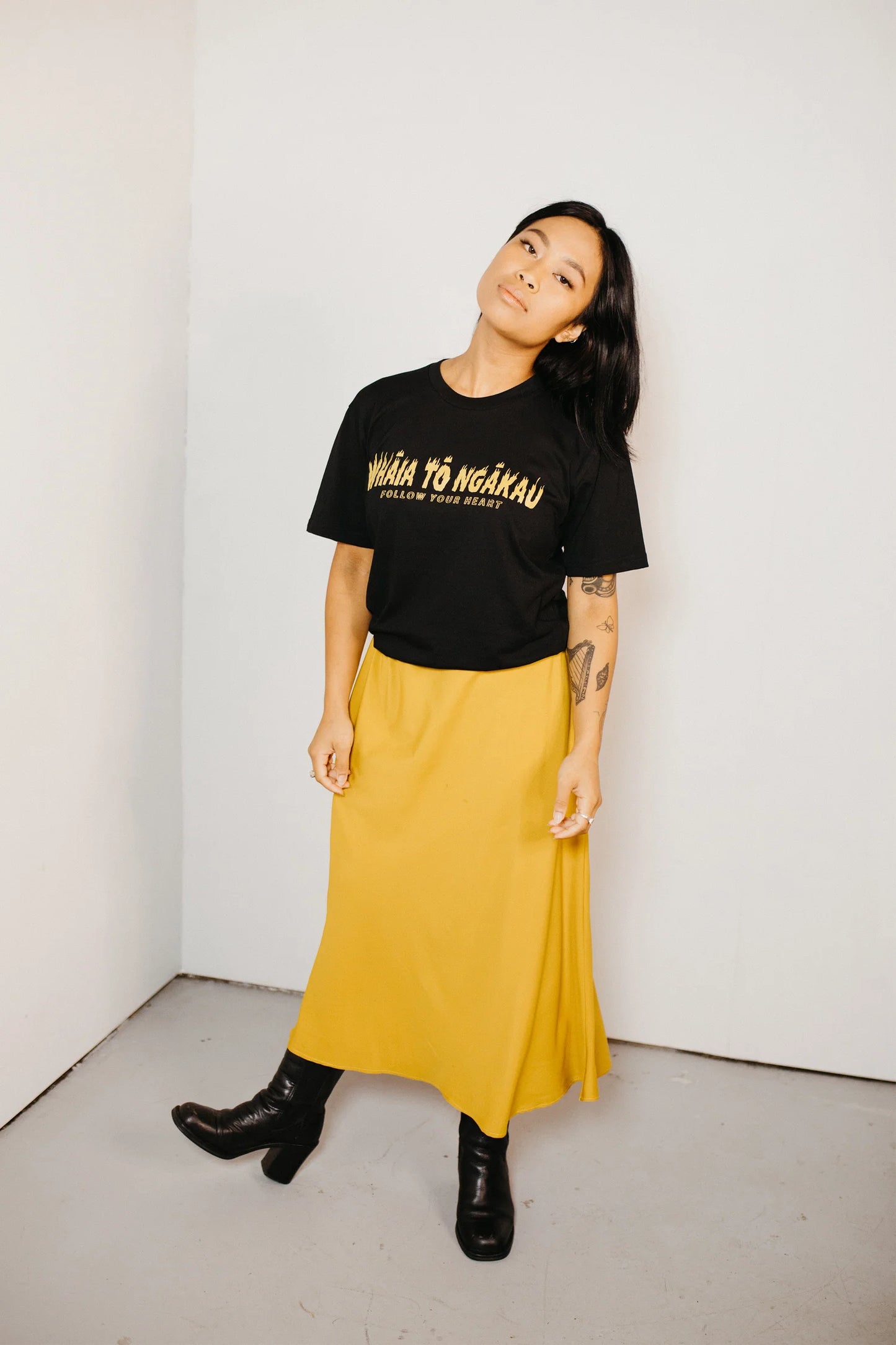 WHĀIA TŌ NGĀKAU FLAME T-SHIRT