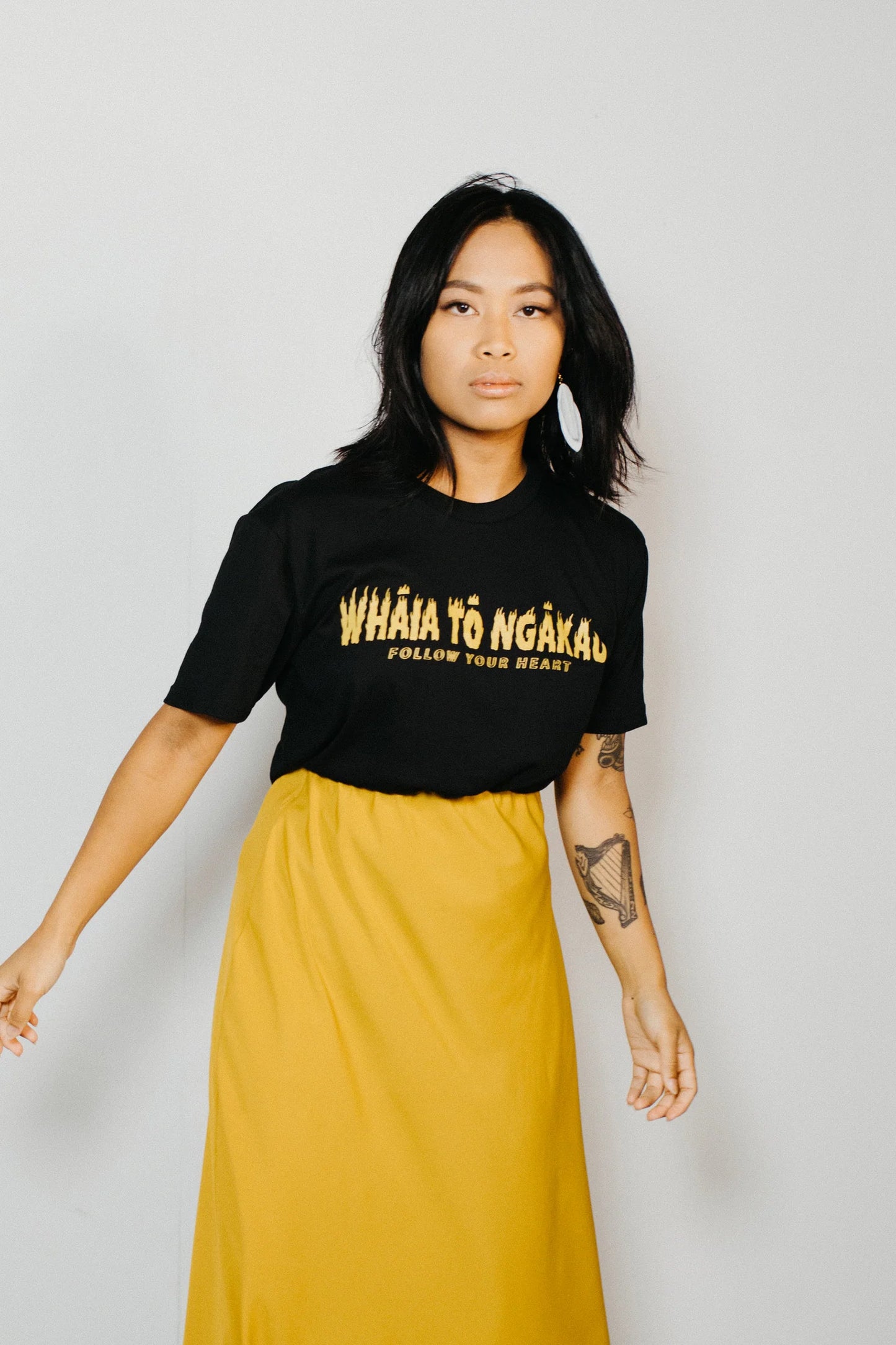 WHĀIA TŌ NGĀKAU FLAME T-SHIRT