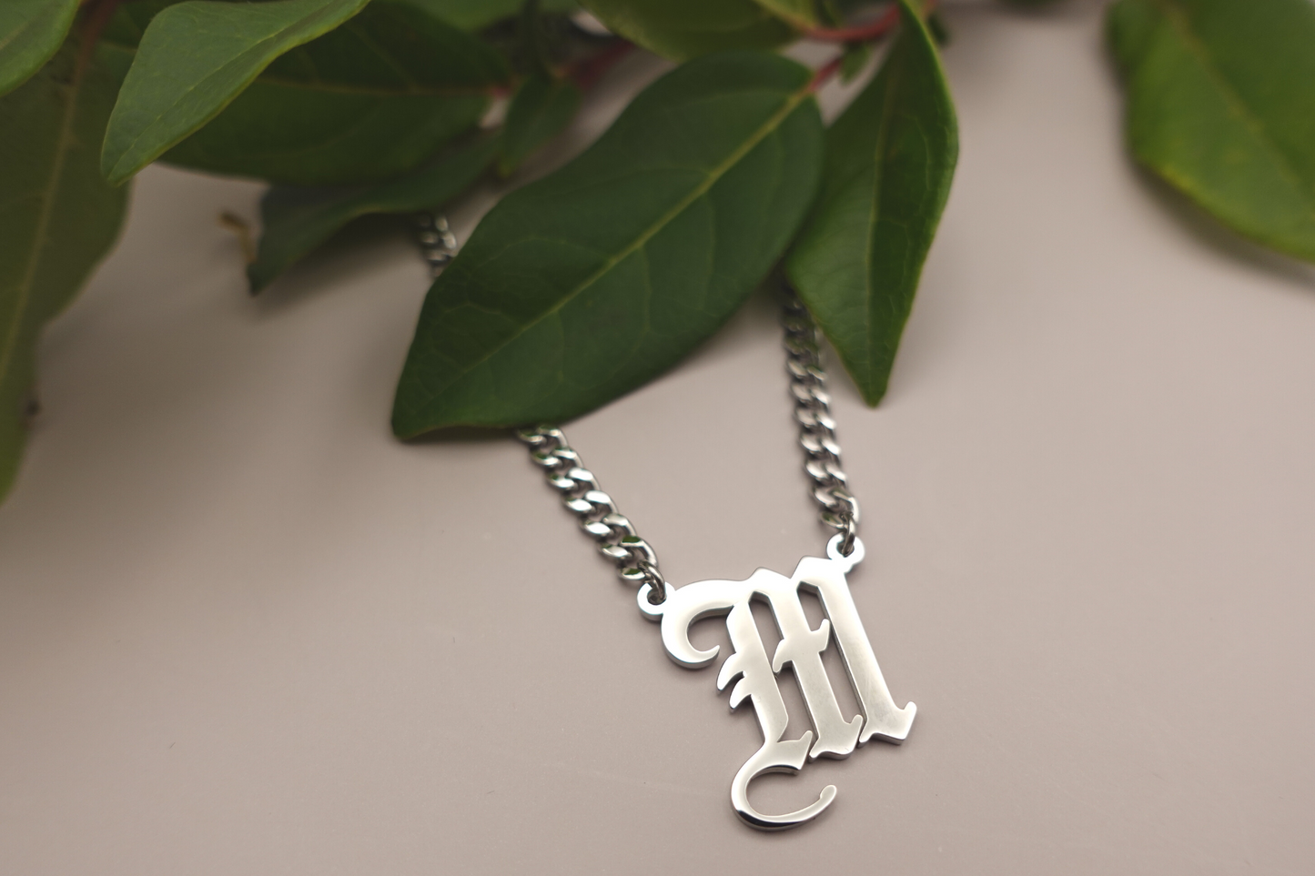 M PENDANT NECKLACE