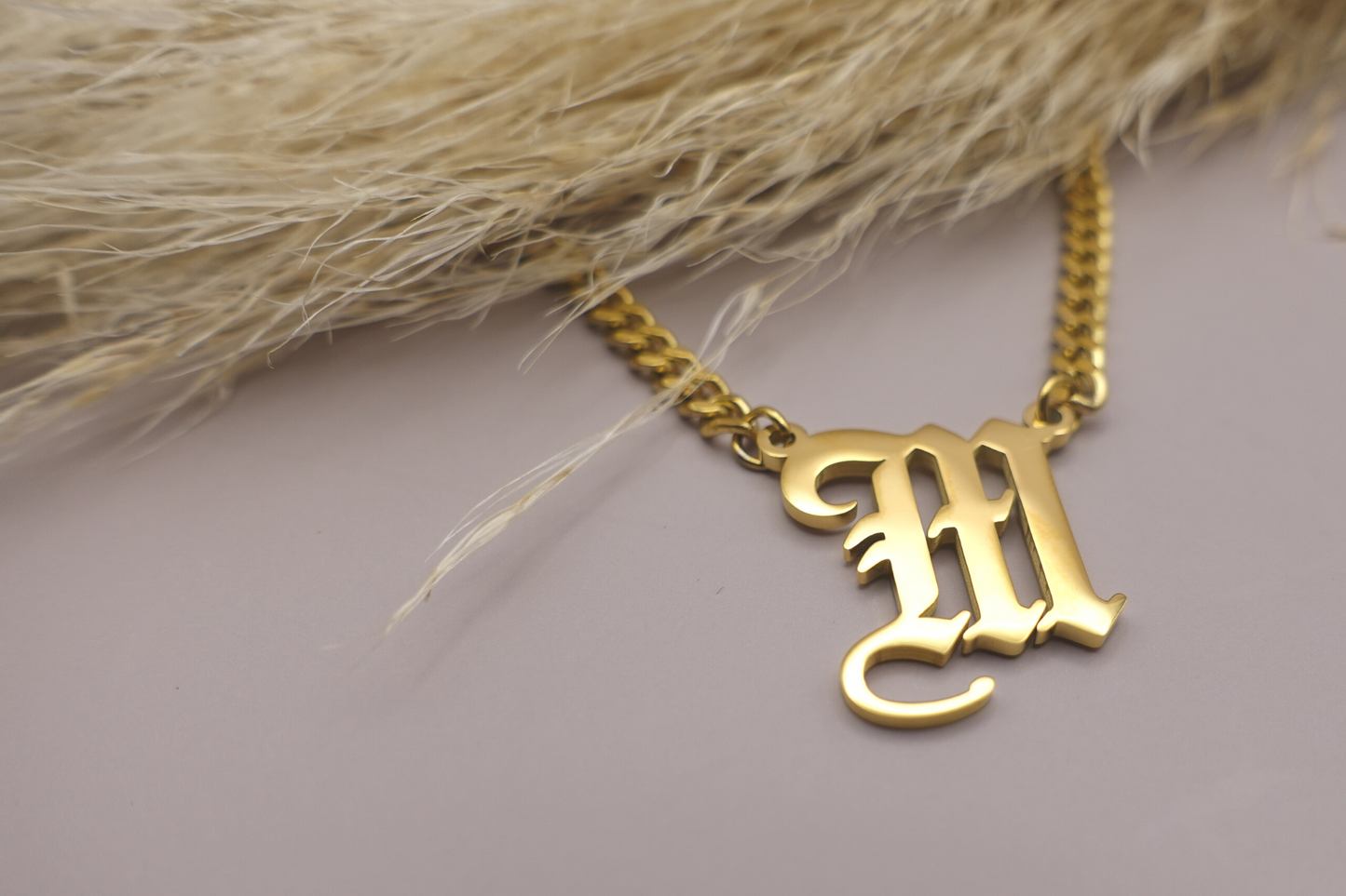 M PENDANT NECKLACE